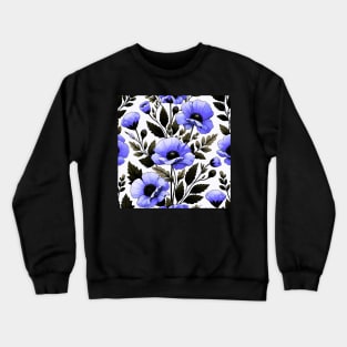 Poppy Flower Crewneck Sweatshirt